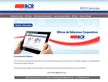 Tablet Screenshot of bcrcomunica.bancobcr.com